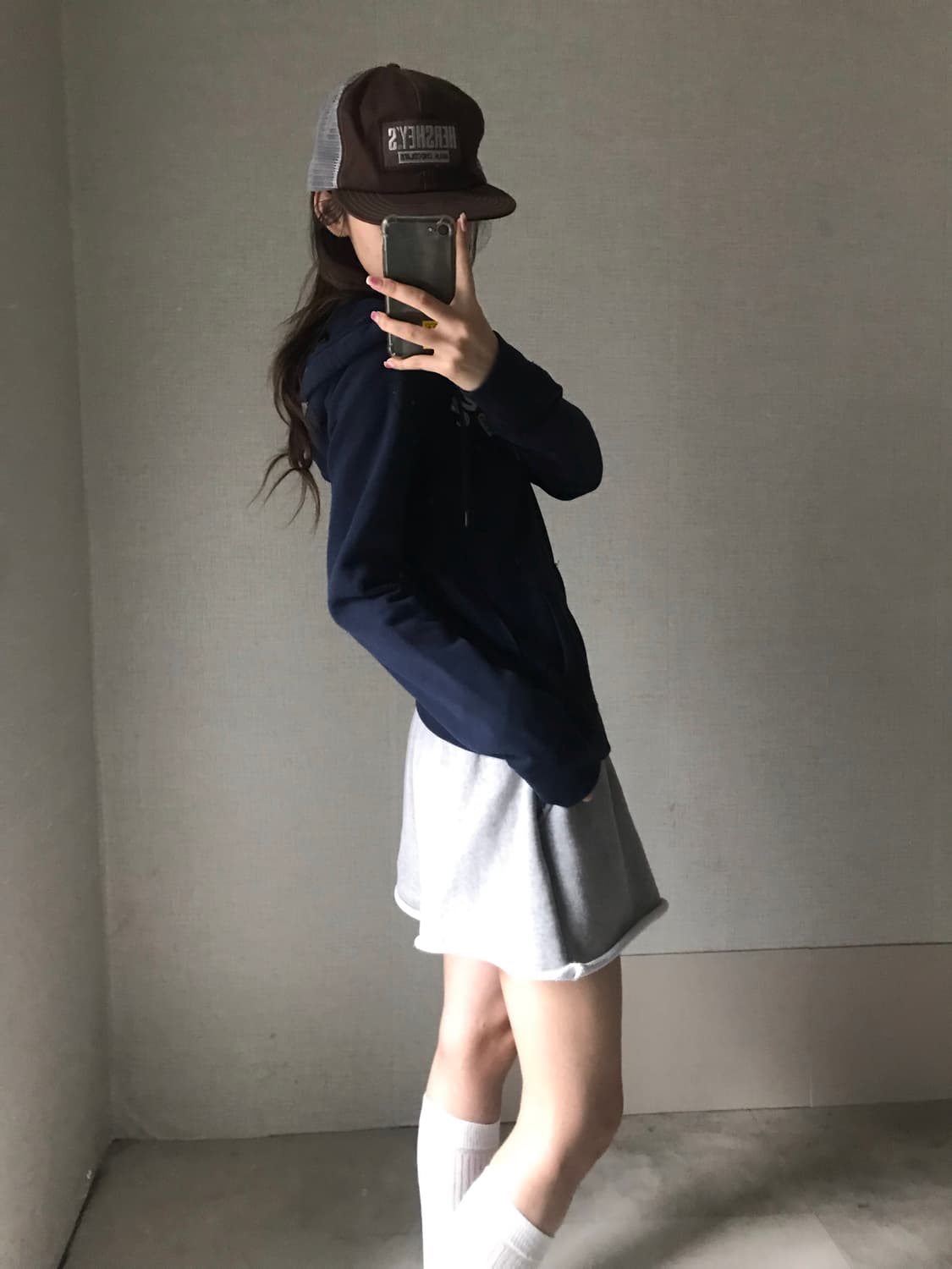 홀리스터 네이비 슬림핏 후드집업 상품이미지3