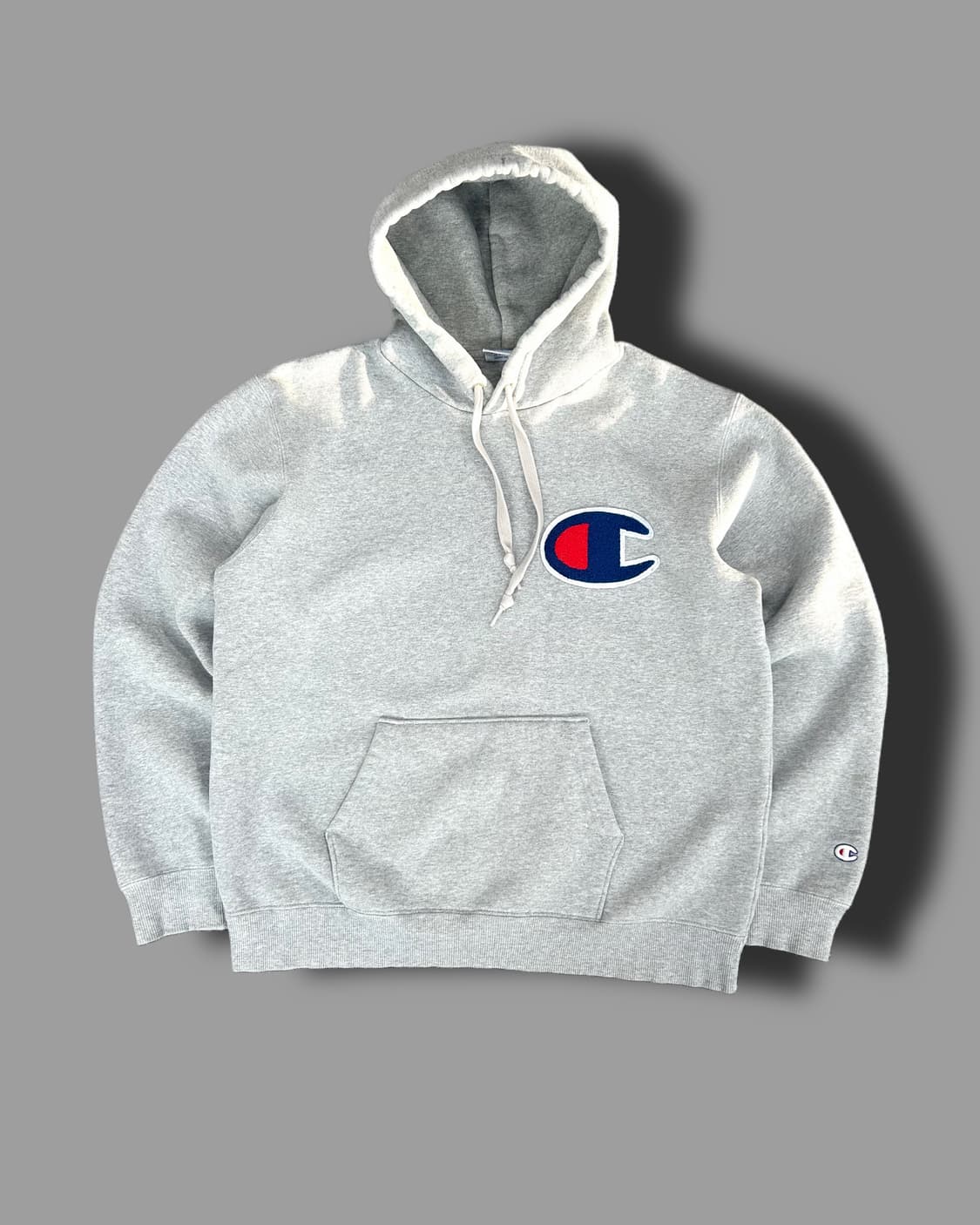 챔피온 빅C로고 그레이 후드티 XL 상품이미지4
