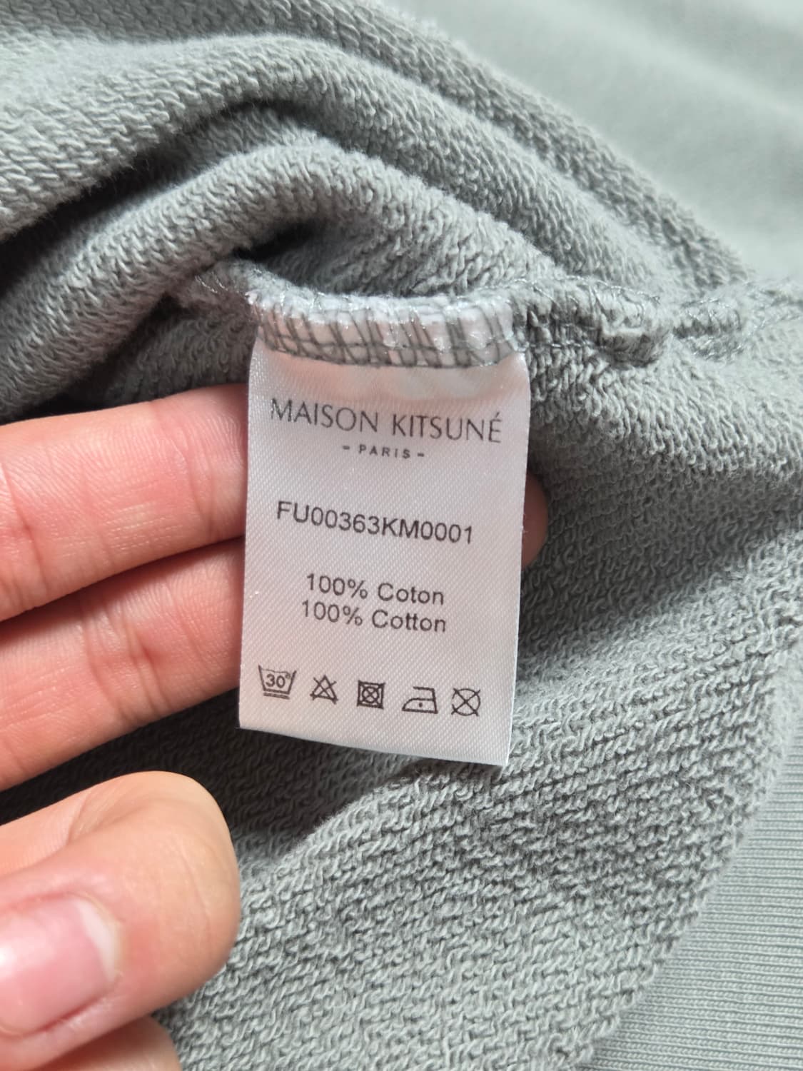 [메종키츠네] 카모 폭스 프린트 스웻셔츠 | A00152 상품이미지4