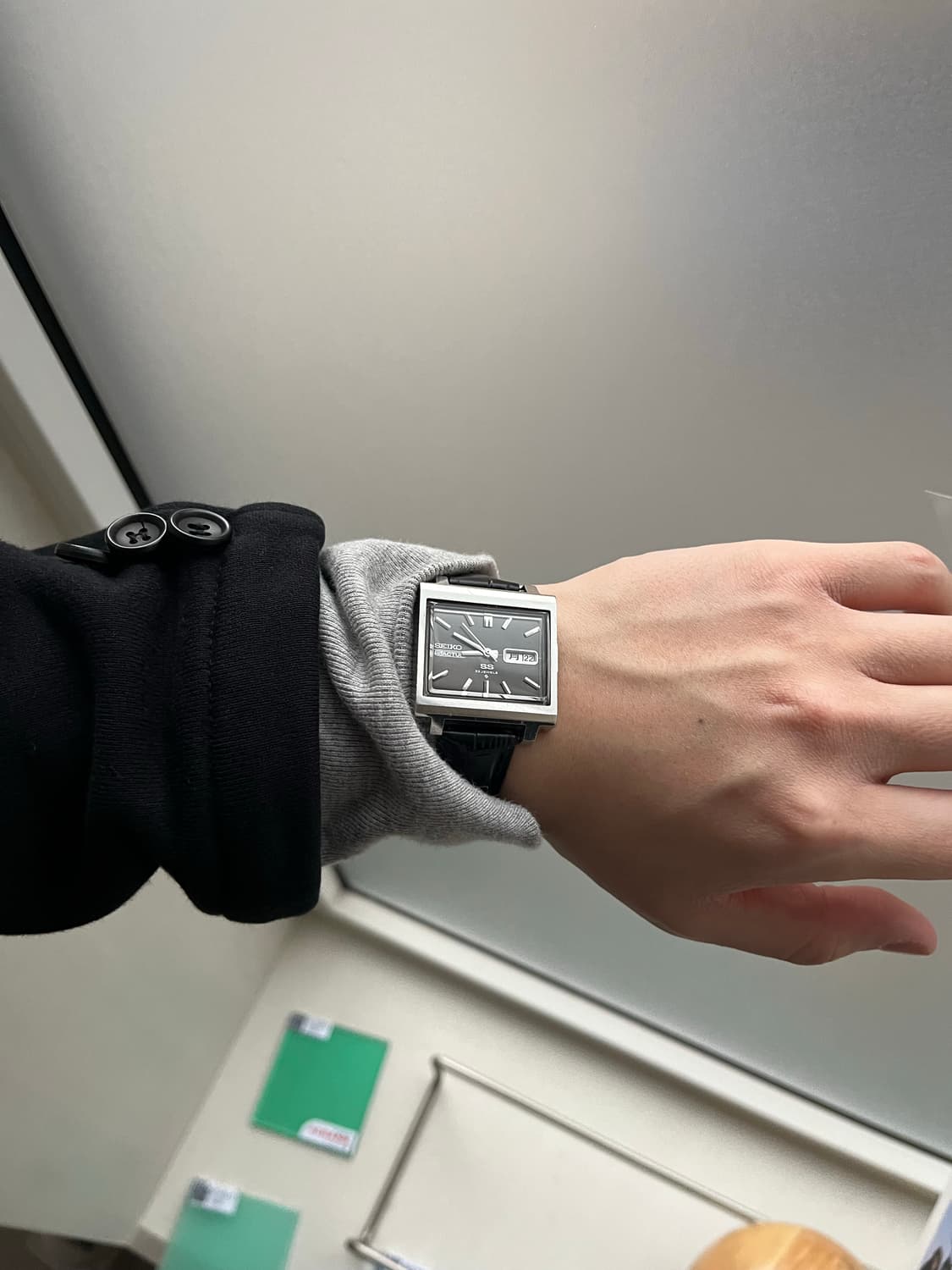 세이코 TV 스퀘어 빈티지 시계 상품이미지1