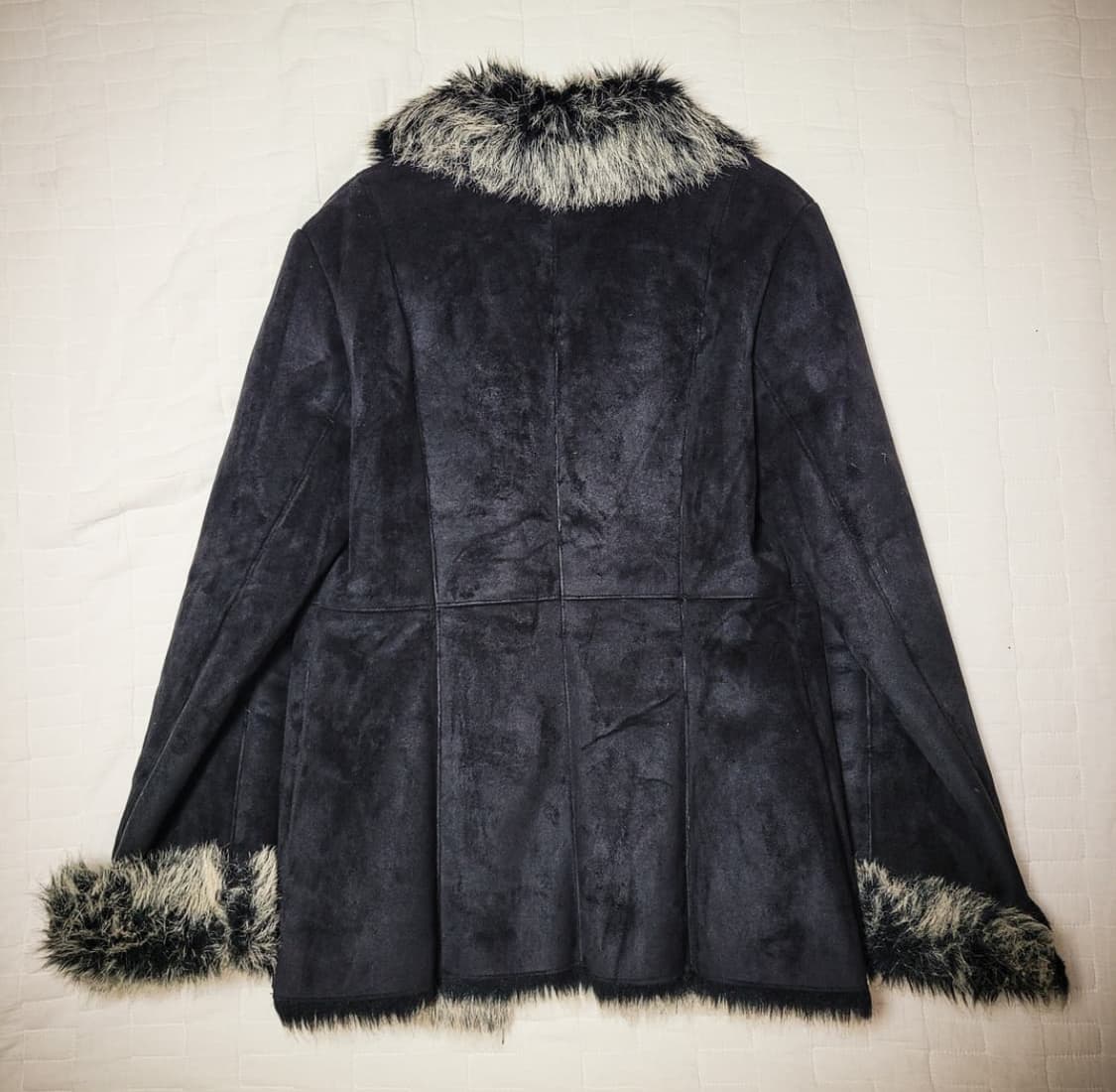 빈티지 퍼 스웨이드 무스탕 상품이미지2