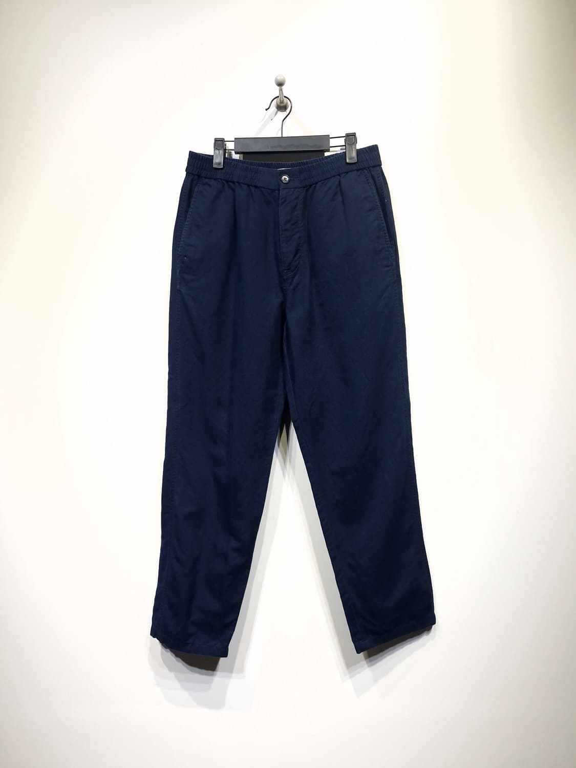 아르켓(ARKET)드로스트링 웨이스트밴드 린넨 팬츠 네이비 상품이미지1