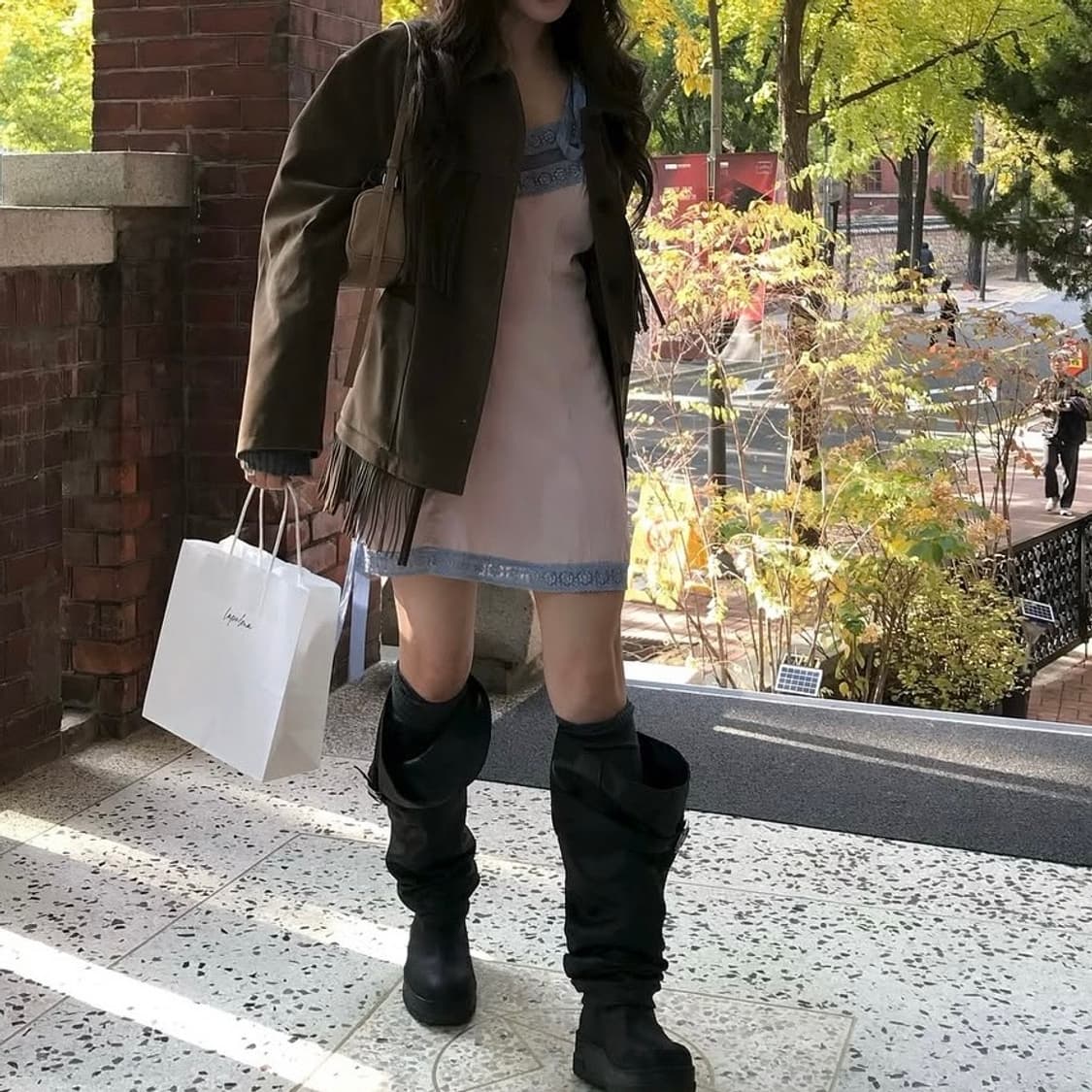 아뜰리에 에디션 프린지자켓 상품이미지2