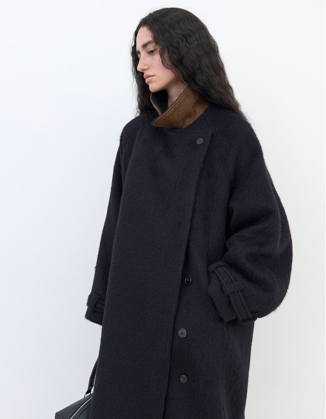 에토스 헤어링 롱코트 네이비 상품이미지2