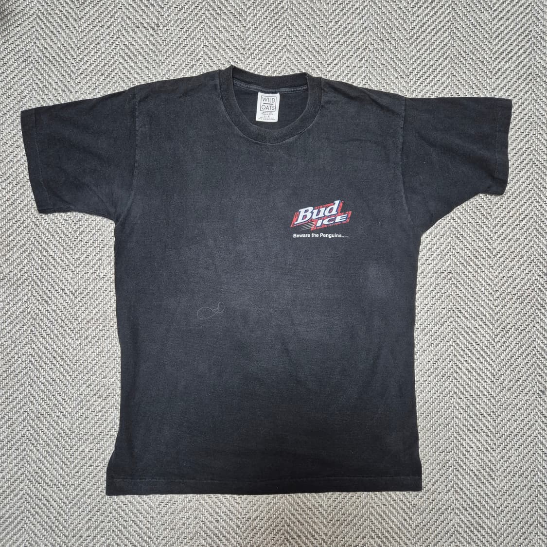 90s "Bud ICE" 머천다이즈 싱글스티치 티셔츠 (L) 상품이미지1