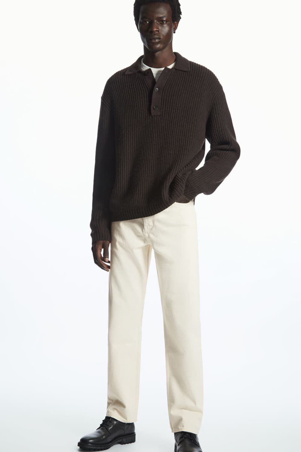 코스 스트레이트 진 아이보리 29 상품이미지1