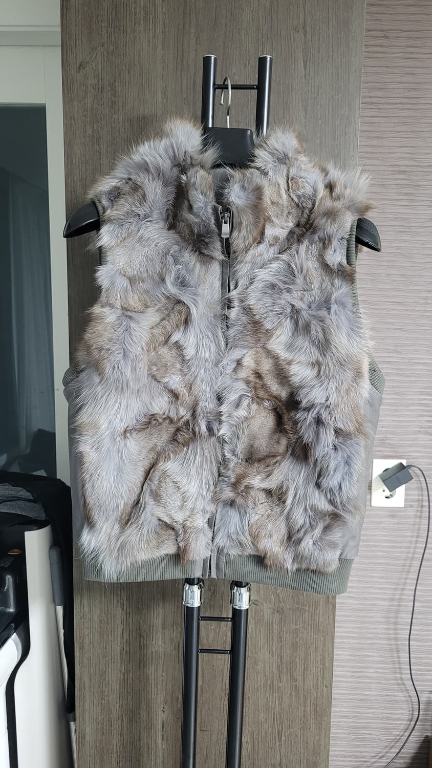 KASIBADY 카시바디  리얼양가죽  폭스털 베스트66-77사이즈 상품이미지4