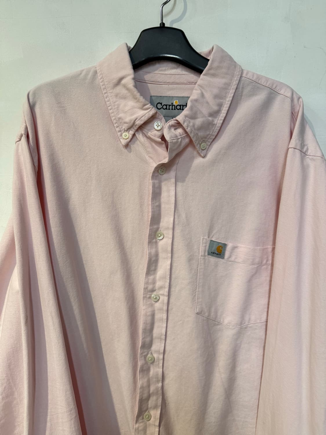 칼하트 핑크 긴팔셔츠 상품이미지2