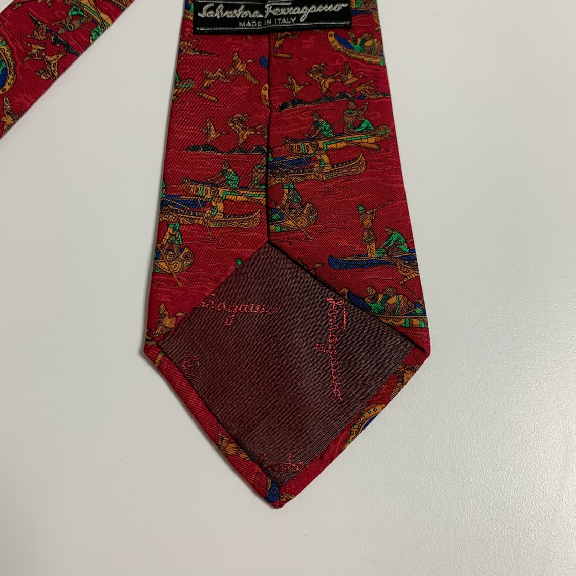 살바토레 페레가모 명품넥타이 A+등급 8.7cm (Ferragamo) 상품이미지5
