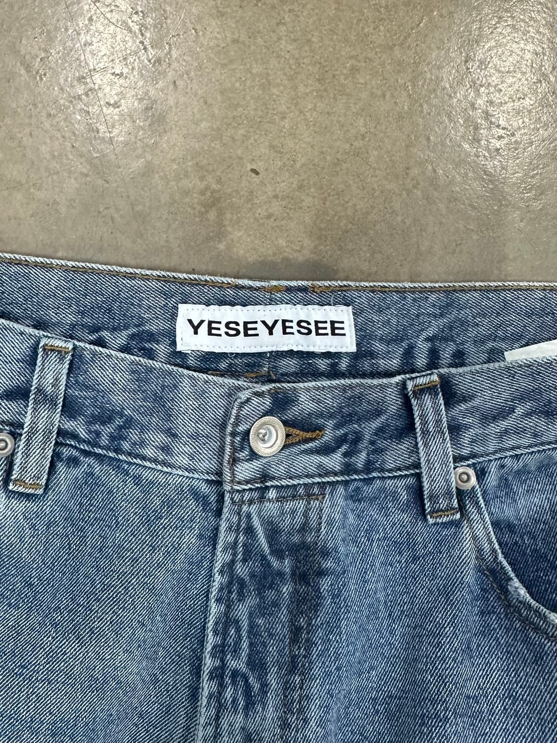 예스아이씨 롬버스 워시드 데님팬츠 상품이미지9