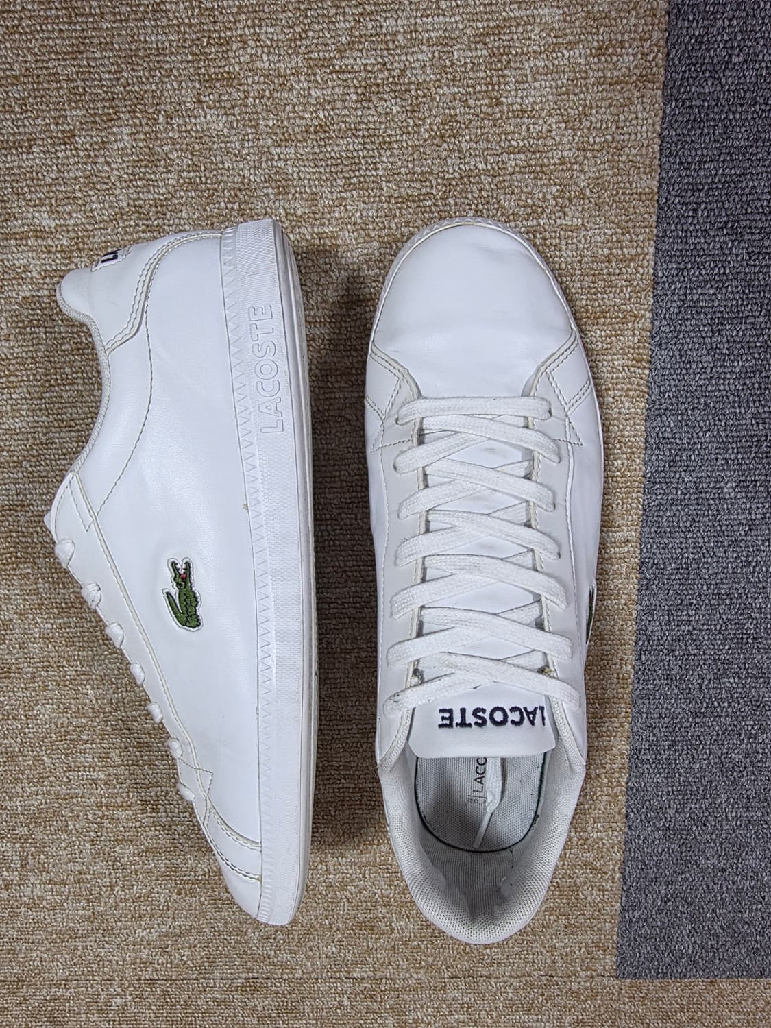 라코스테 흰색 스니커즈 [265~270mm] 상품이미지1