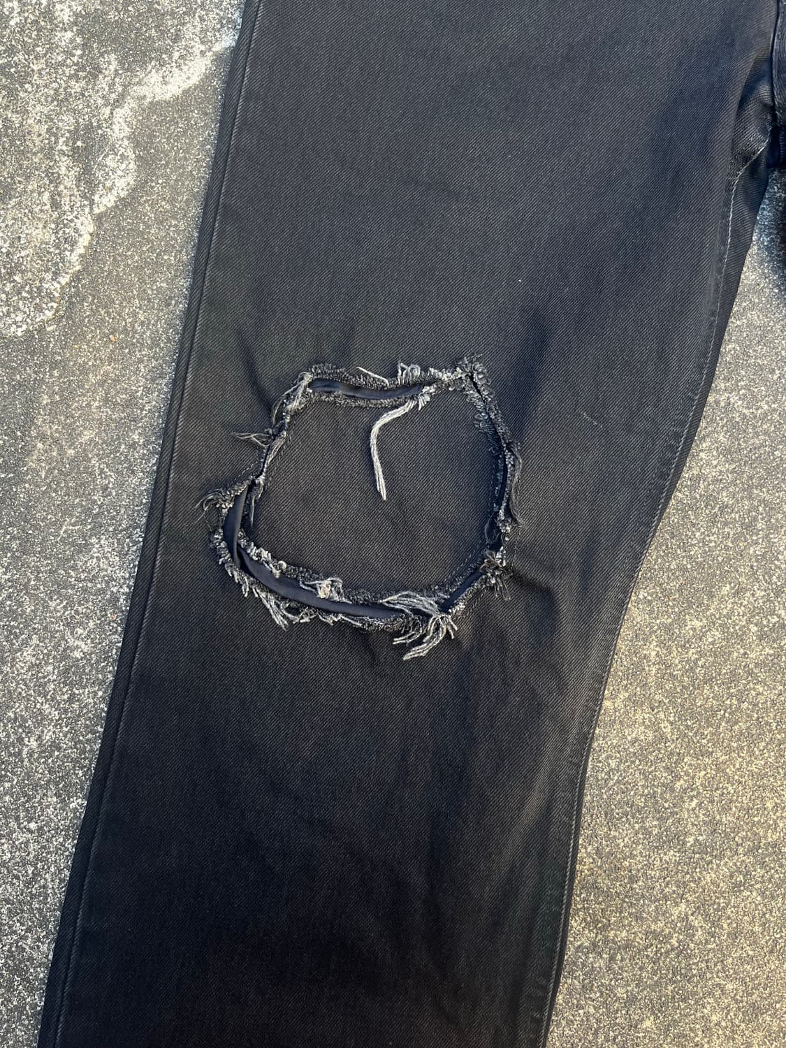 Raf simons 20fw Uneven knee pants 상품이미지3