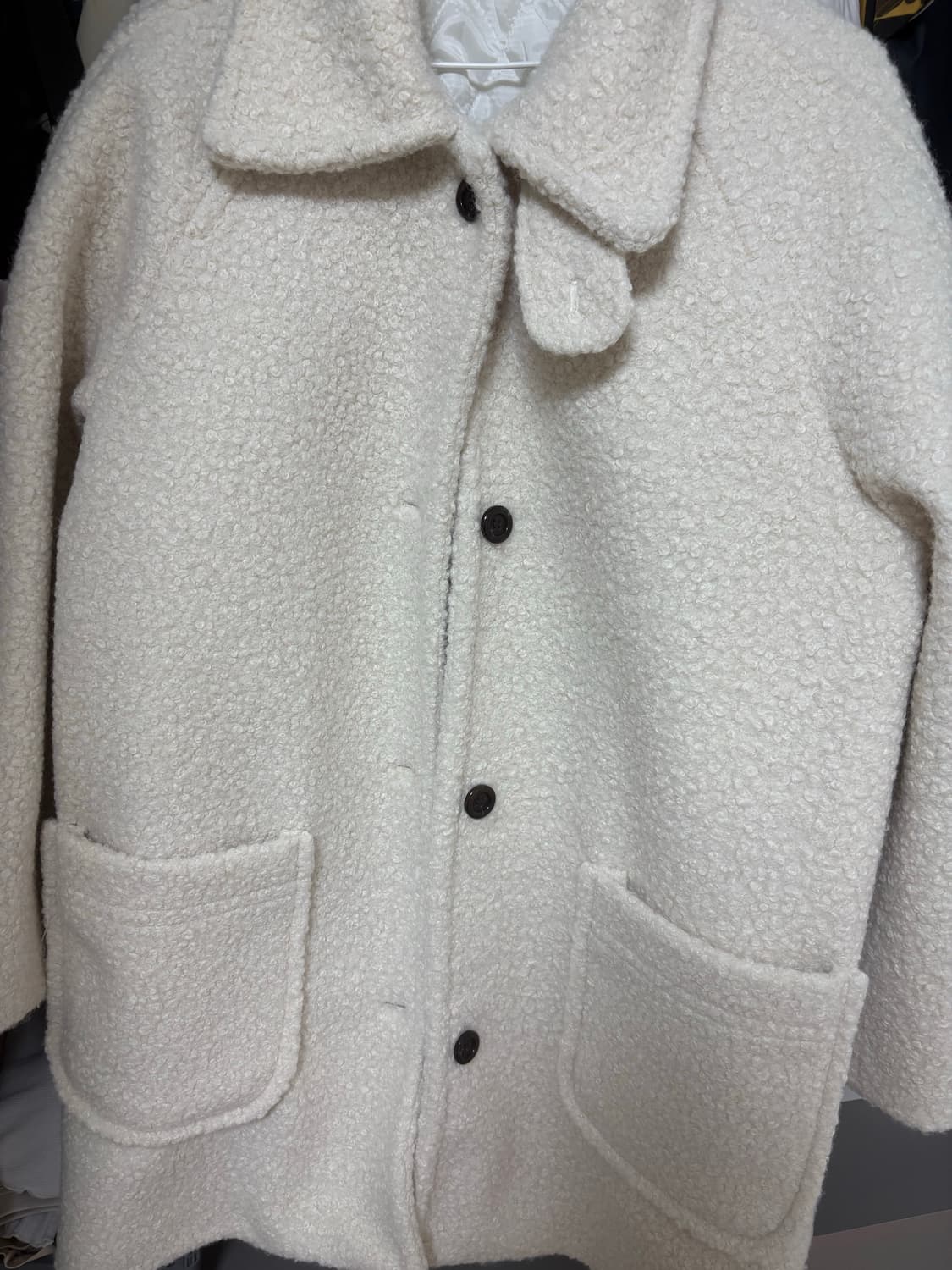 보세 하프 코트(아이보리) 상품이미지1