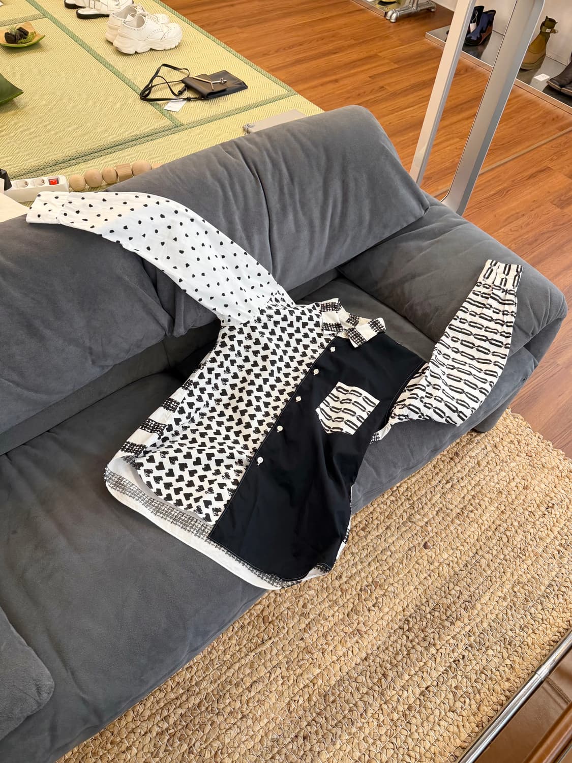 꼼데가르송 옴므 플러스 10AW 패턴 셔츠 상품이미지1