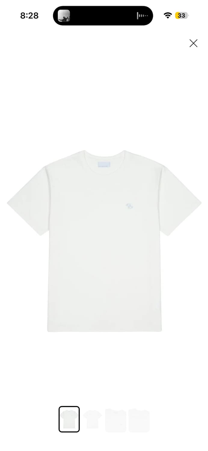 SS 26SAN SAN GEAR Logo T-Shirt - White 상품이미지3