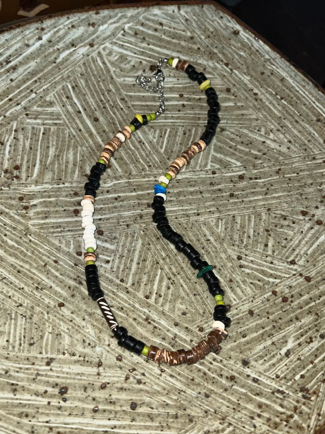 비즈 나무 목걸이 상품이미지1