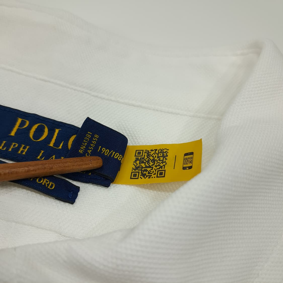 CL502 2XL 폴로 코튼 멀티포니 QR 화이트 니트 셔츠 남방 상품이미지4