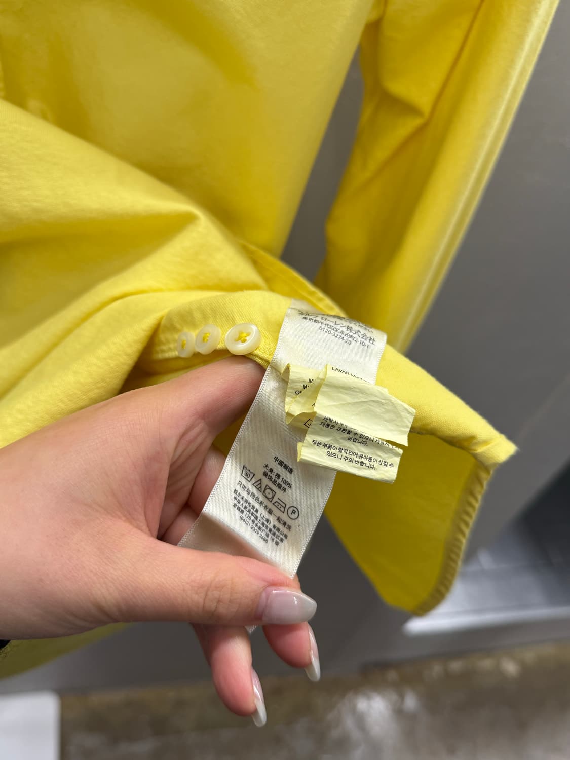 POLO 폴로 랄프로렌 옐로우 셔츠 M 상품이미지8