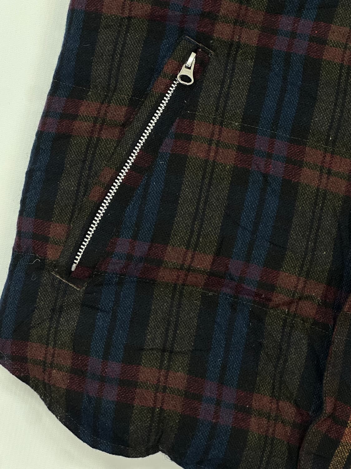 ⭐️빈티지 체크 조끼⭐️ 재팬 다운 보헤미안 펑크 아메카지 상품이미지6