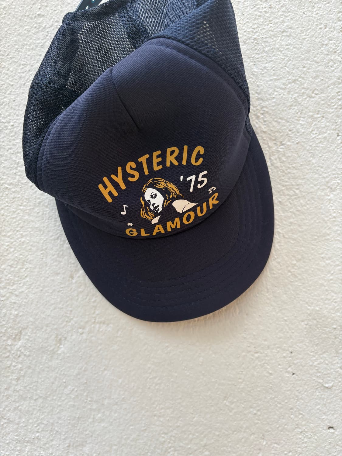 Hysteric Glamour Navy Mesh Trucker Cap 상품이미지2