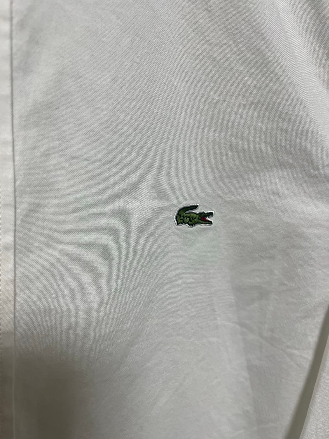 라코스테 옥스포드 셔츠 화이트 긴팔 상품이미지2