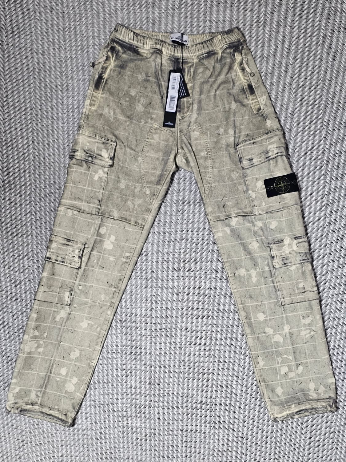 스톤아일랜드 더스트 컬러 길 리 레이저 카모 카고 팬츠 (새 상품) 상품이미지1