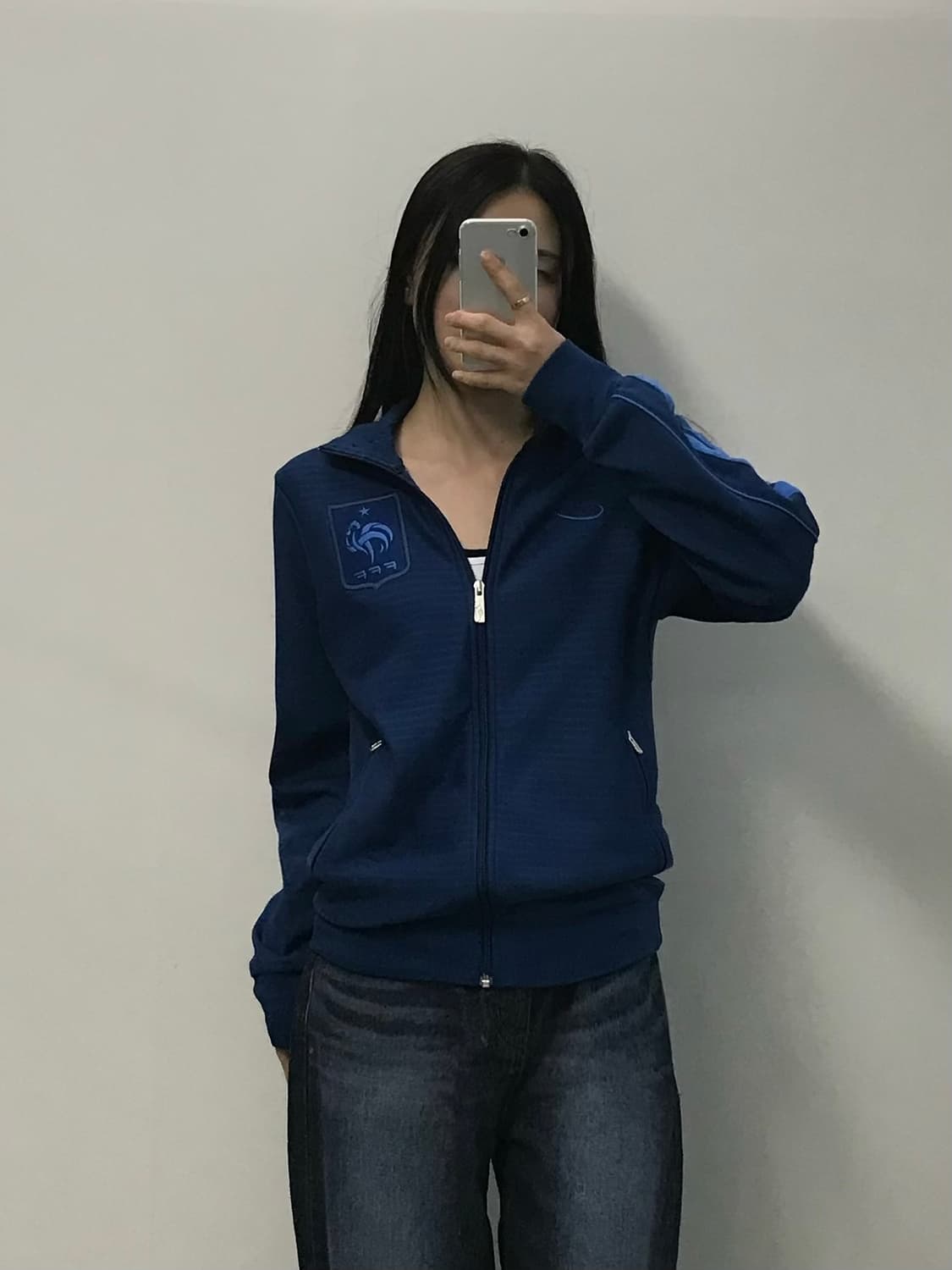 나이키 프랑스 사이드라인 네이비 트랙탑 져지 상품이미지1