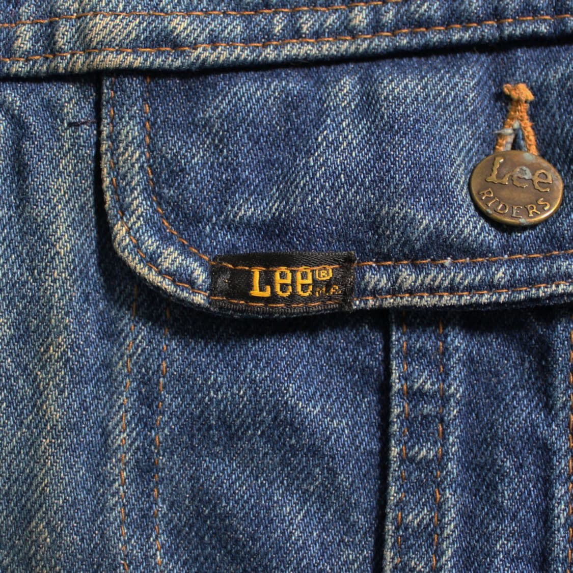 80's LEE 리 라이더스 101-J 미제 데님자켓 (USA) L041 상품이미지4