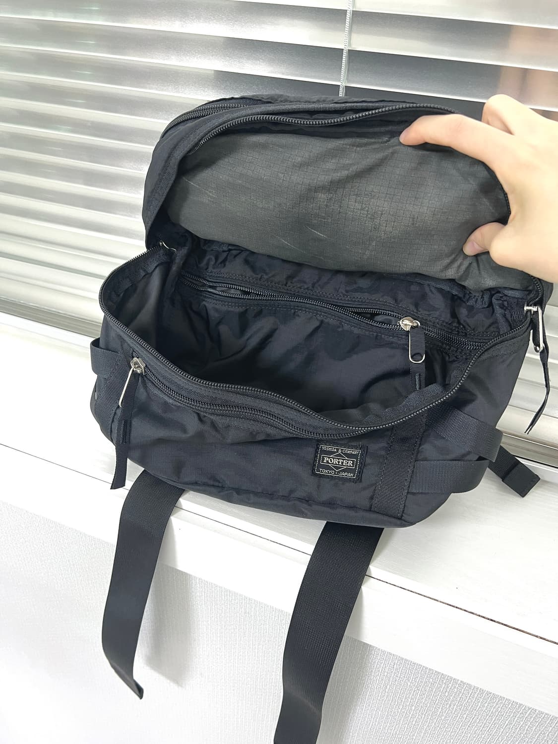 PORTER - TRIP 2WAY BACKPACK(Black) 상품이미지10