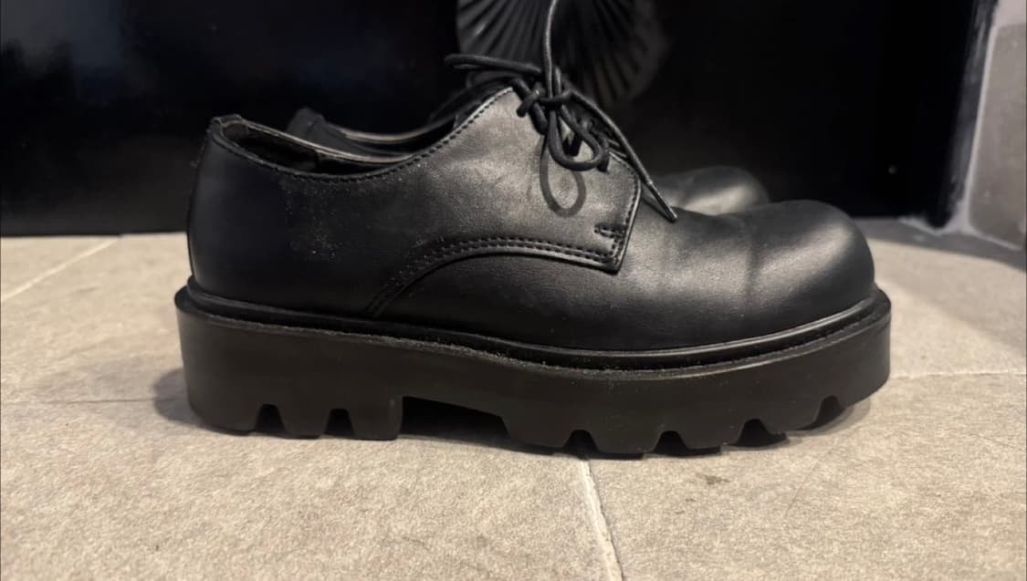 블랙 플랫폼 슈즈 230 상품이미지3