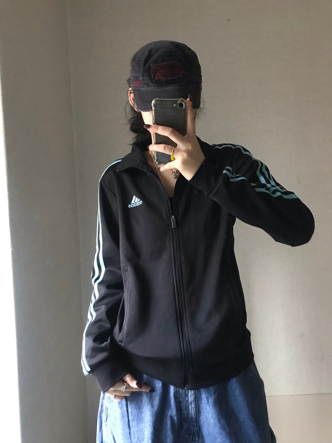 아디다스 블랙 민트 져지 상품이미지2