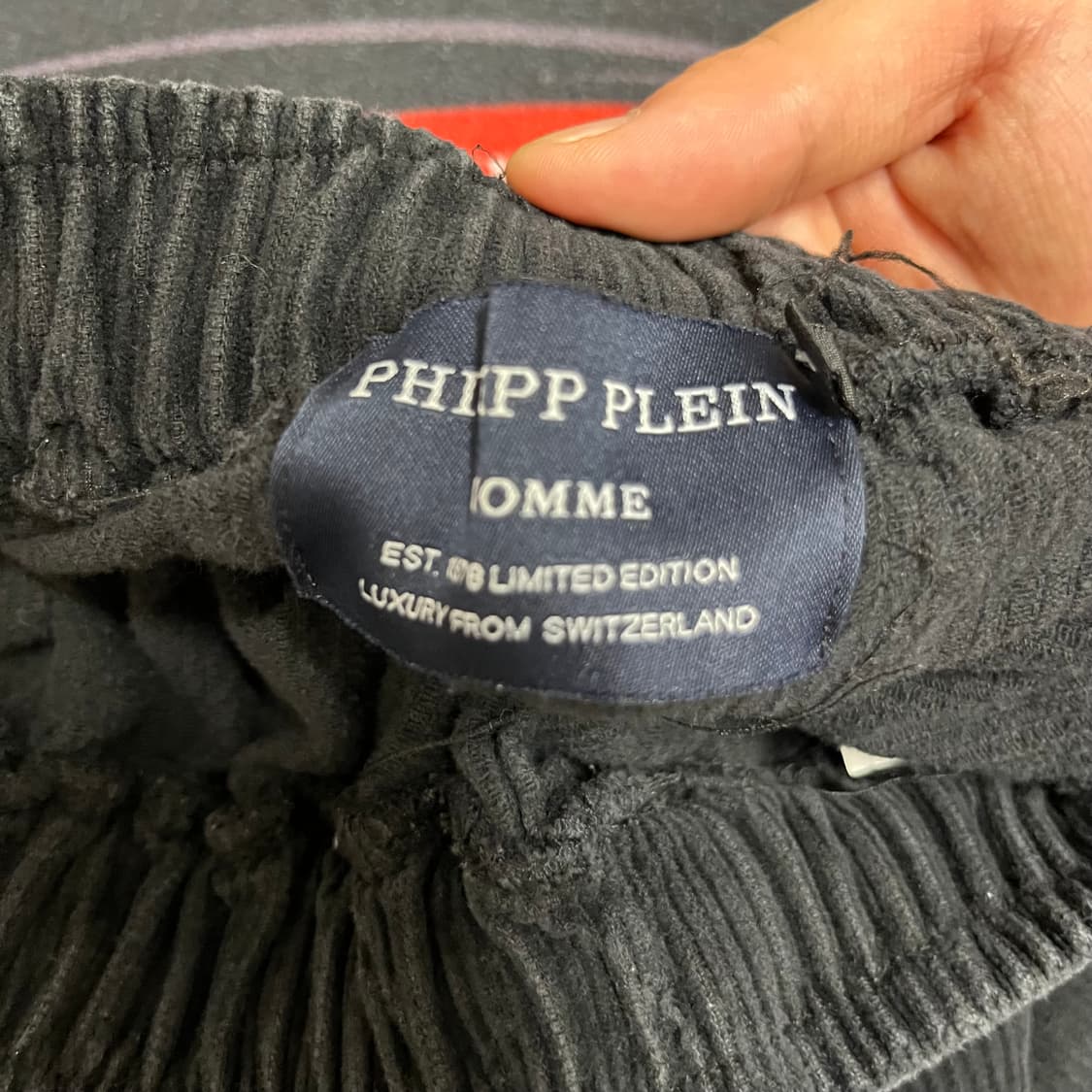 필립플레인 남성 로고 조거팬츠 상품이미지3