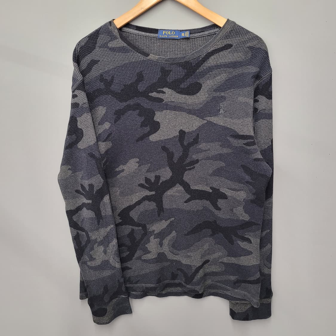 폴로랄프로렌 카모 와플 니트 다크그레이 상품이미지1