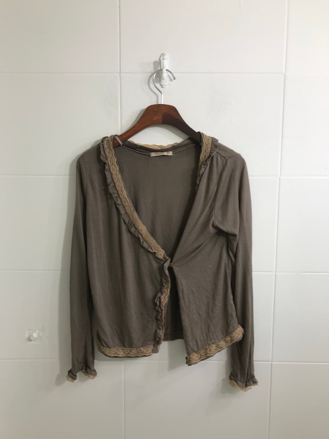 카키 그런지 히피모리 야상 코디세트 상품이미지7