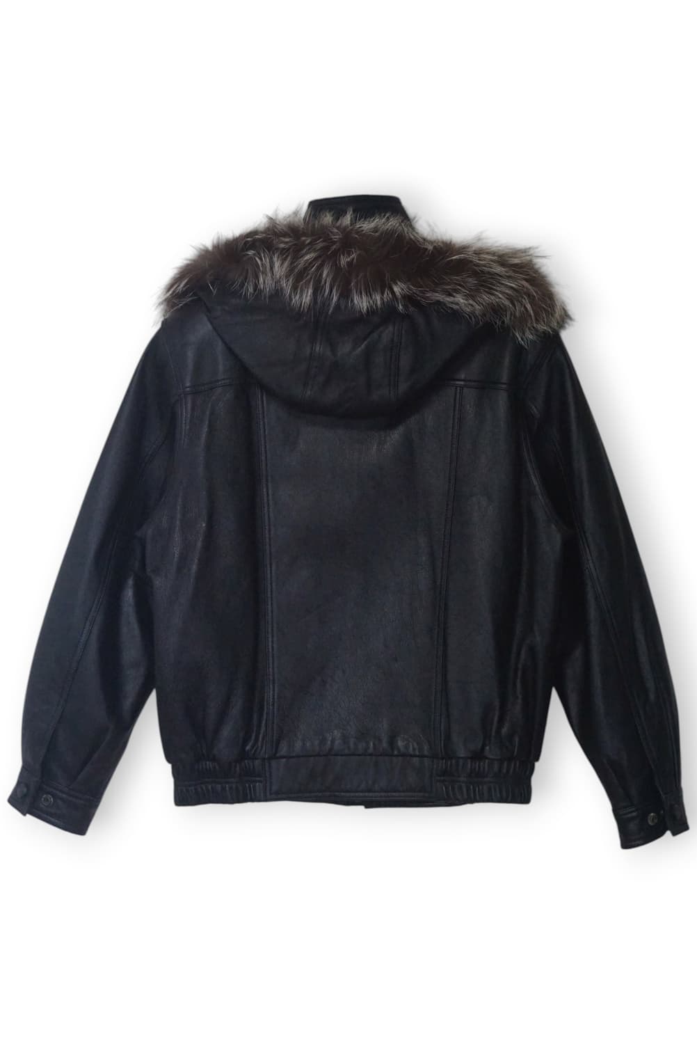 후드레더 퍼 자켓 상품이미지3