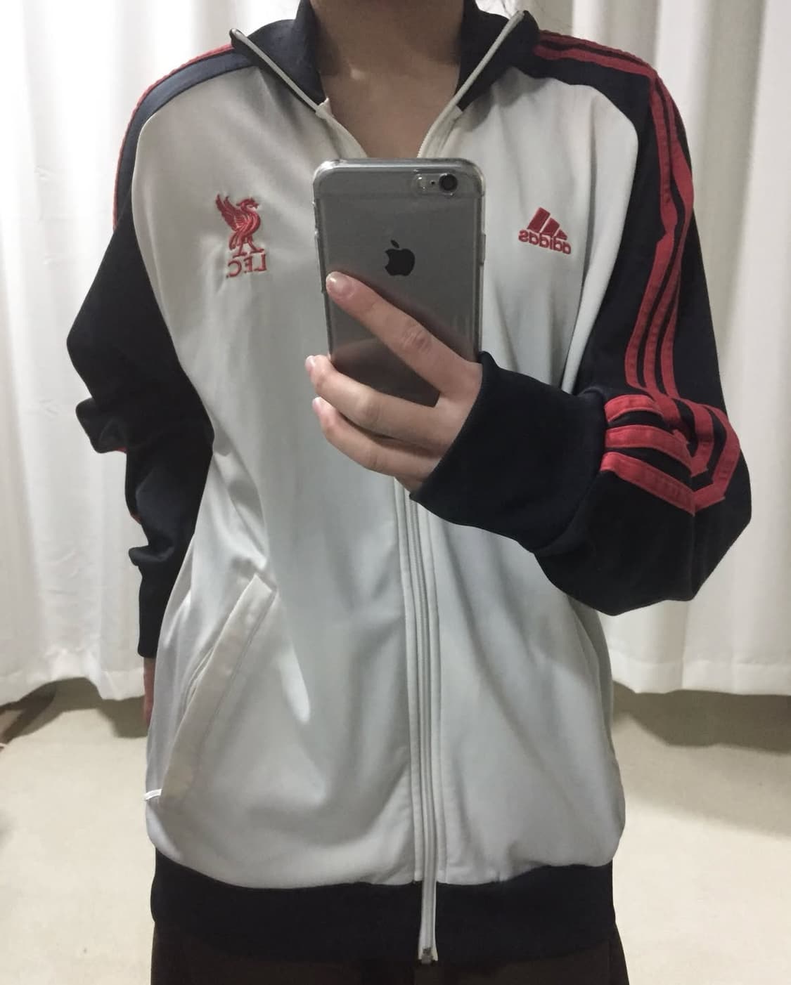 아디다스 리버풀 흰검 레드 져지 트랙탑 100 상품이미지1