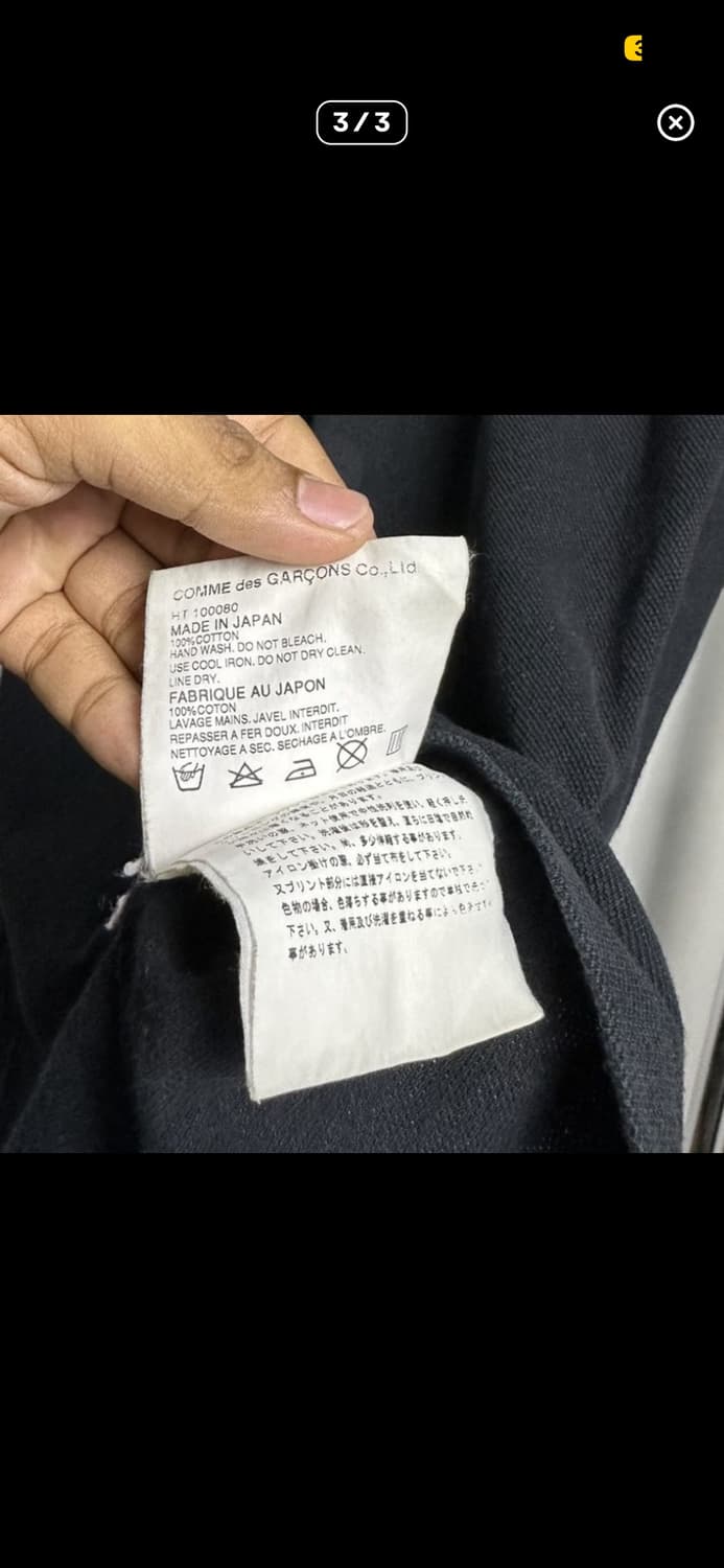 꼼데 옴므 폴카닷 티셔츠 상품이미지3