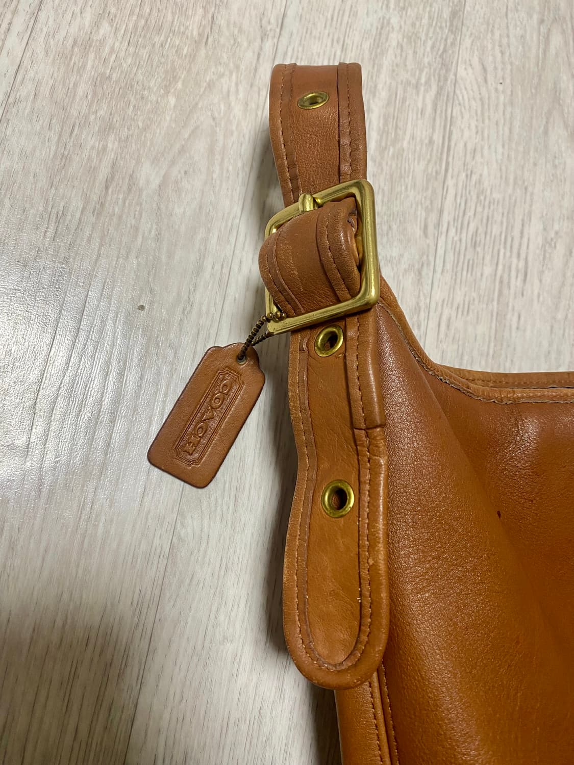 90s 빈티지 코치 더플백 사이즈 L 상품이미지2