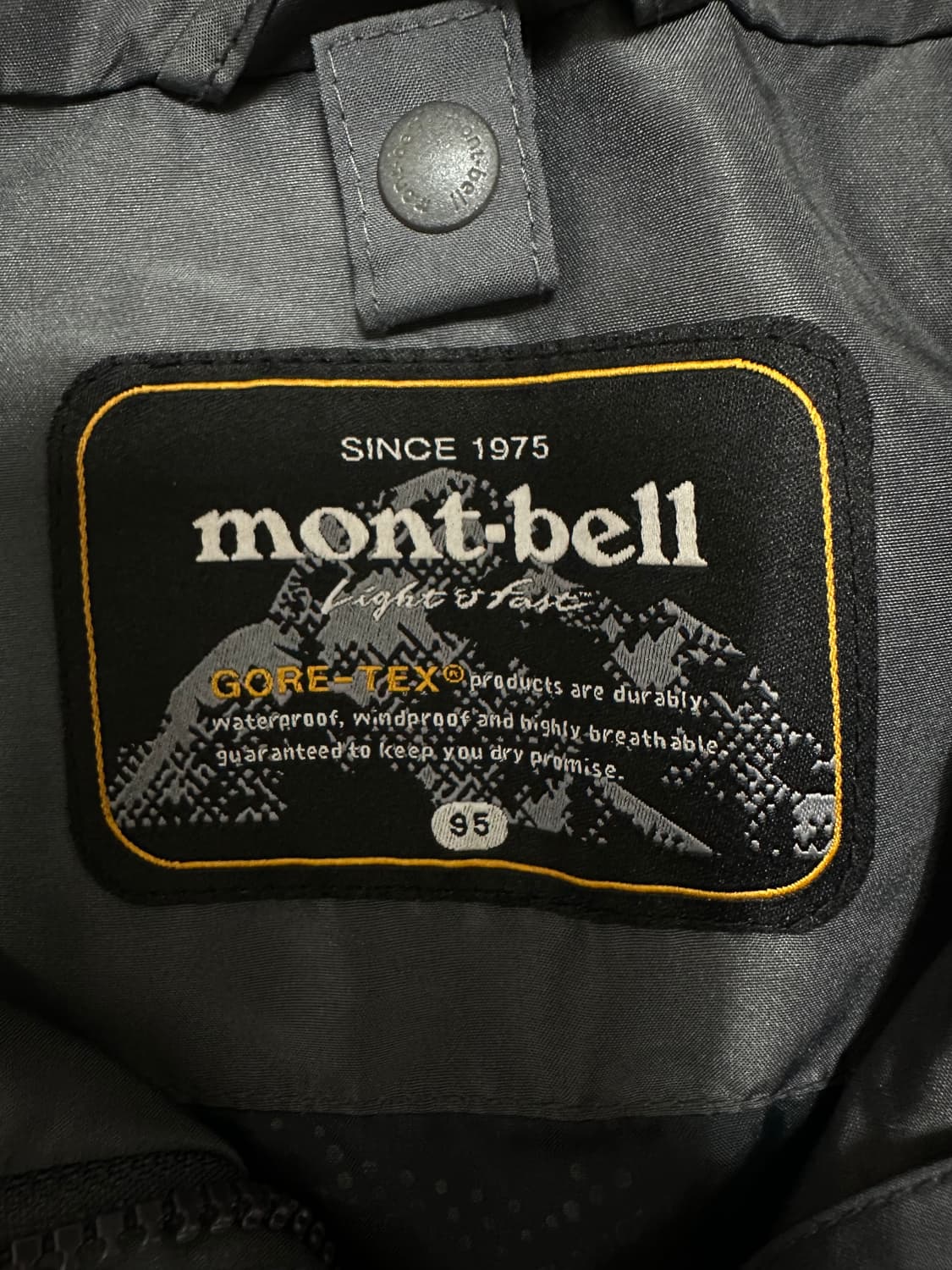 몽벨 고어텍스 바람막이 자켓 상품이미지5