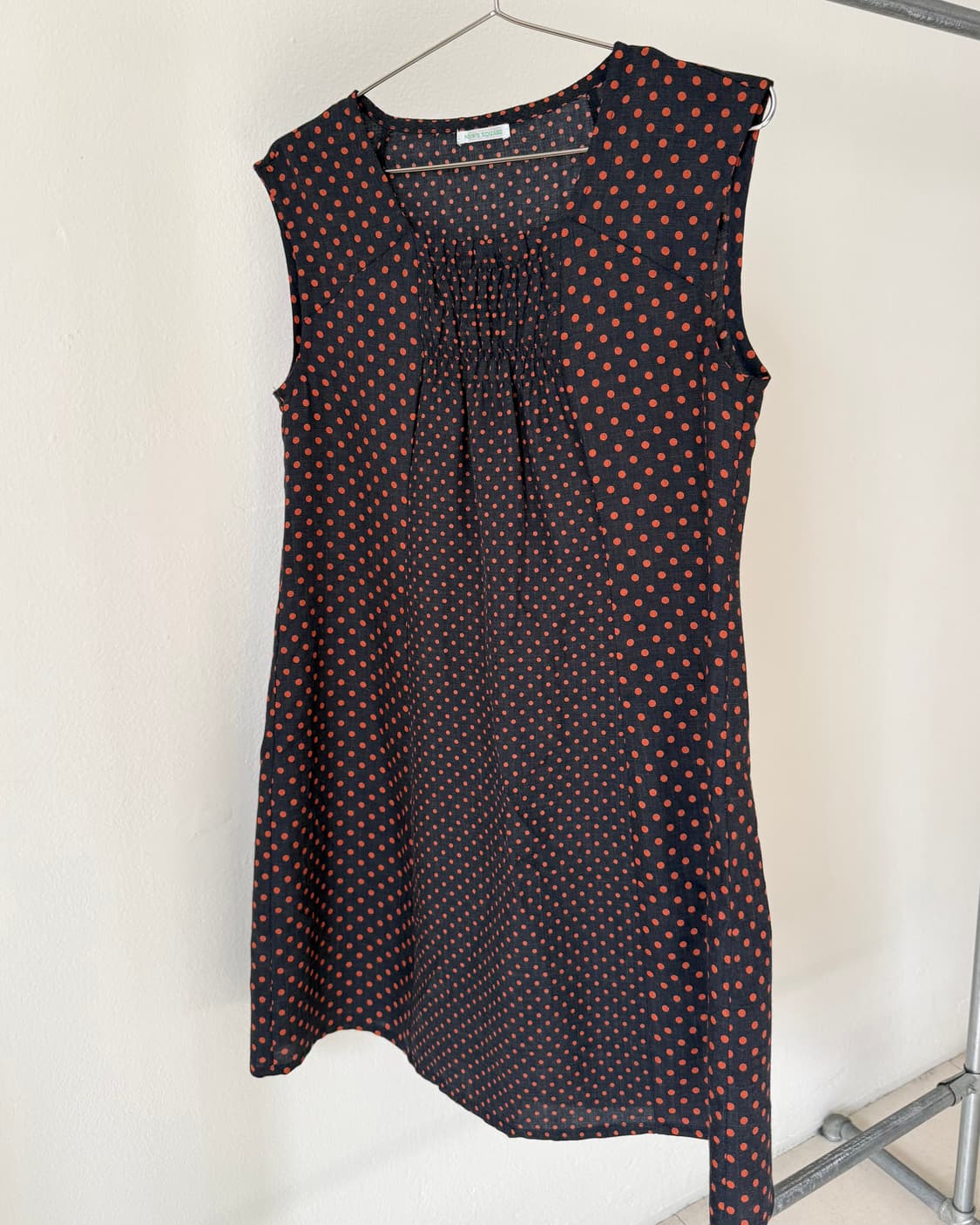 빈티지 도트 원피스 상품이미지1