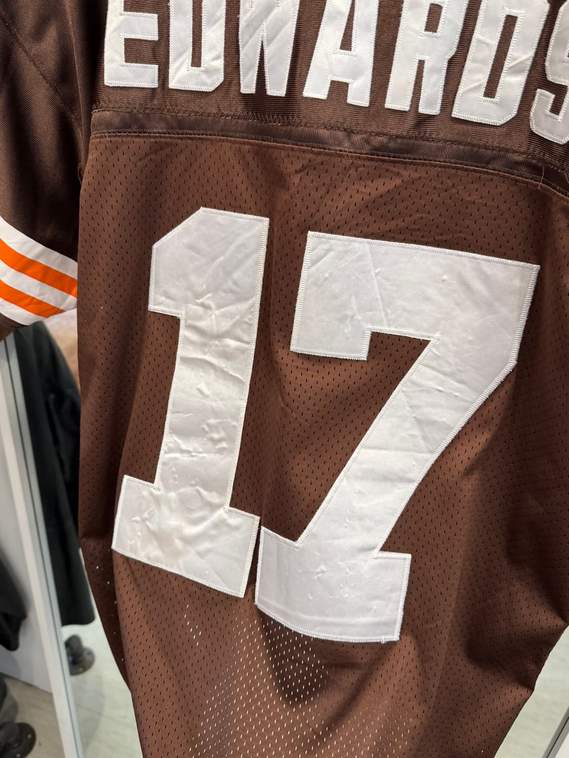 00s Reebok 리복 NFL 클리블랜드 브라운스 No.17 풋볼 저지 상품이미지6