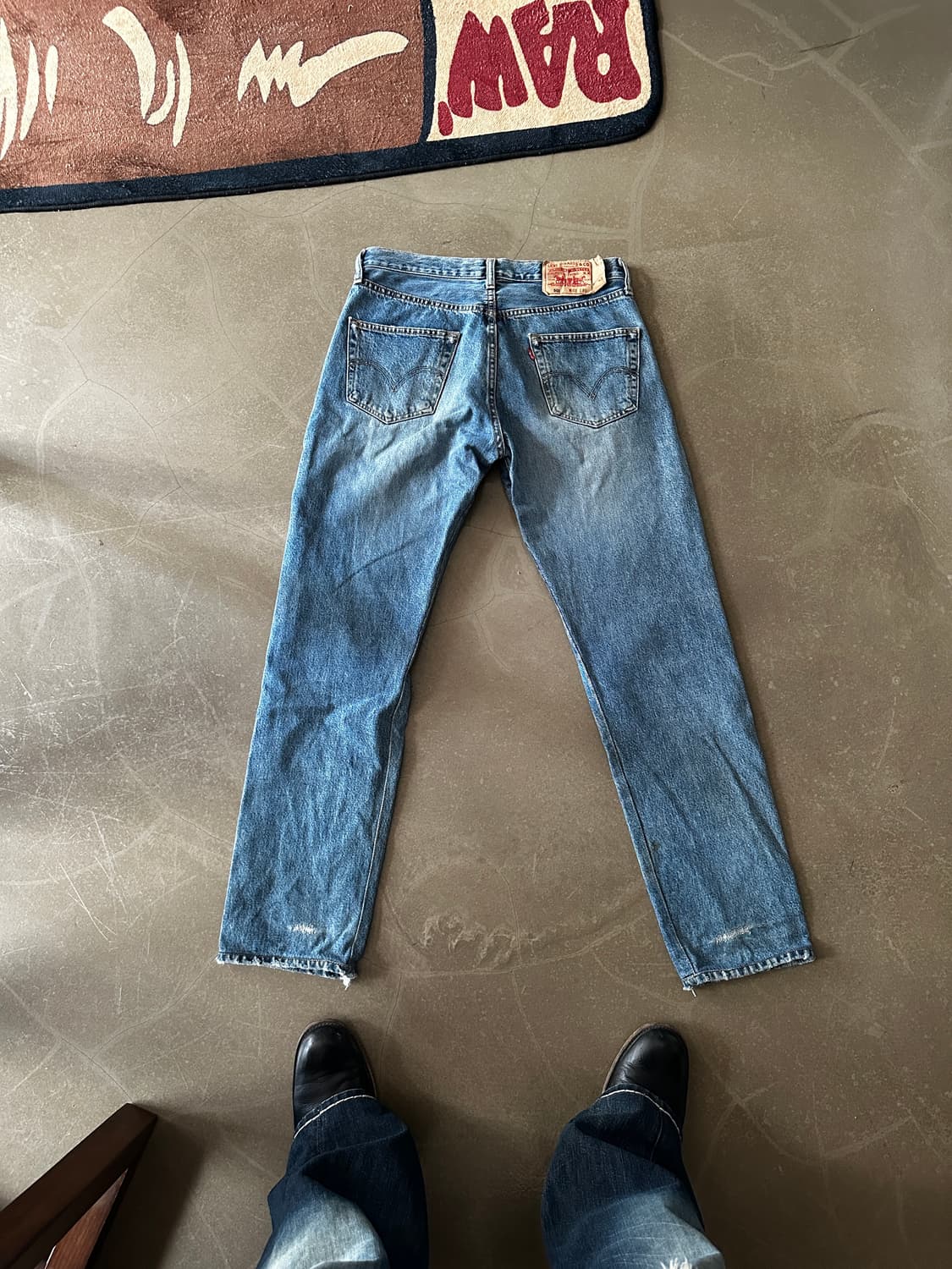Levis 리바이스 501 워싱 스트레이트 w32 상품이미지1