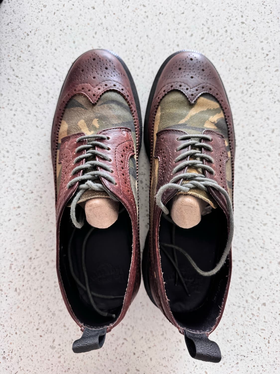 닥터마틴 카모 브라운 윙팁 uk9 280 상품이미지2