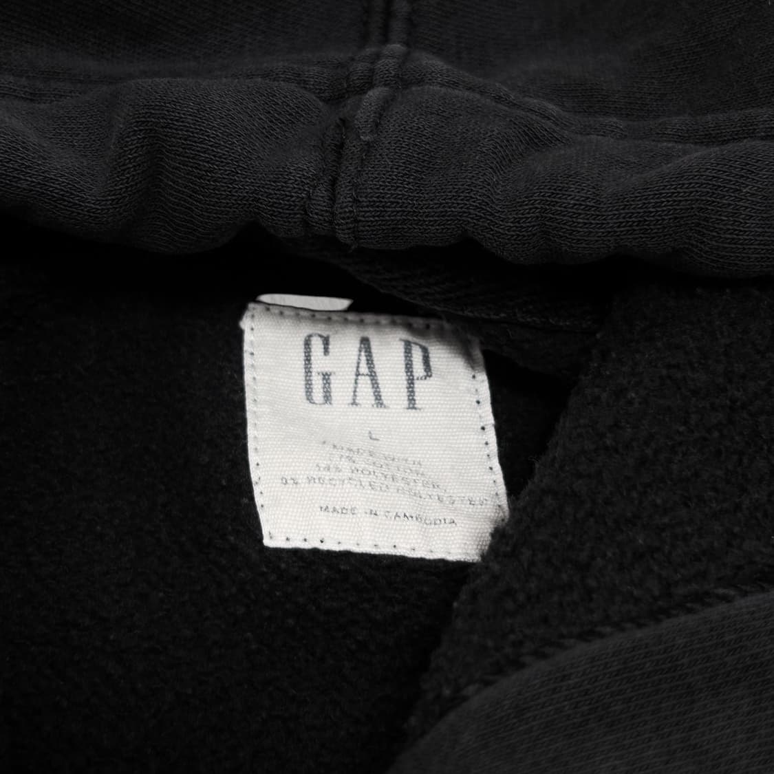갭 차콜 빅로고 후드 상품이미지6