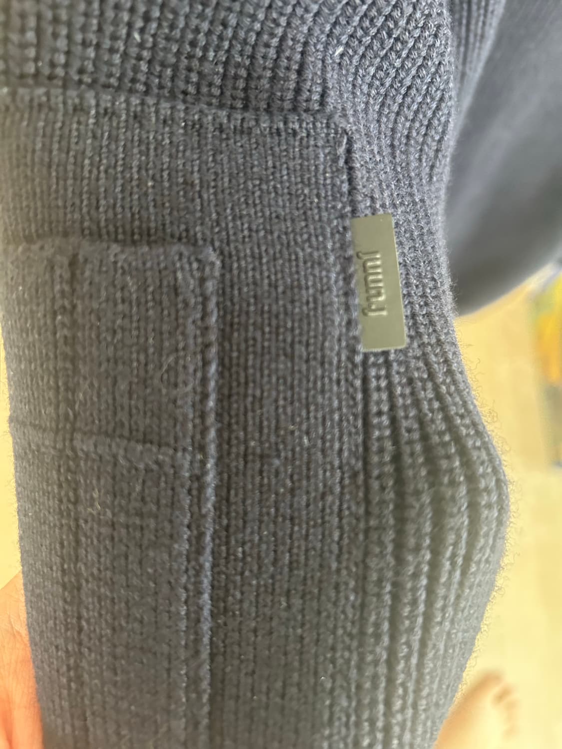 25FW 준지 하프집업니트 네이비(L) 상품이미지6