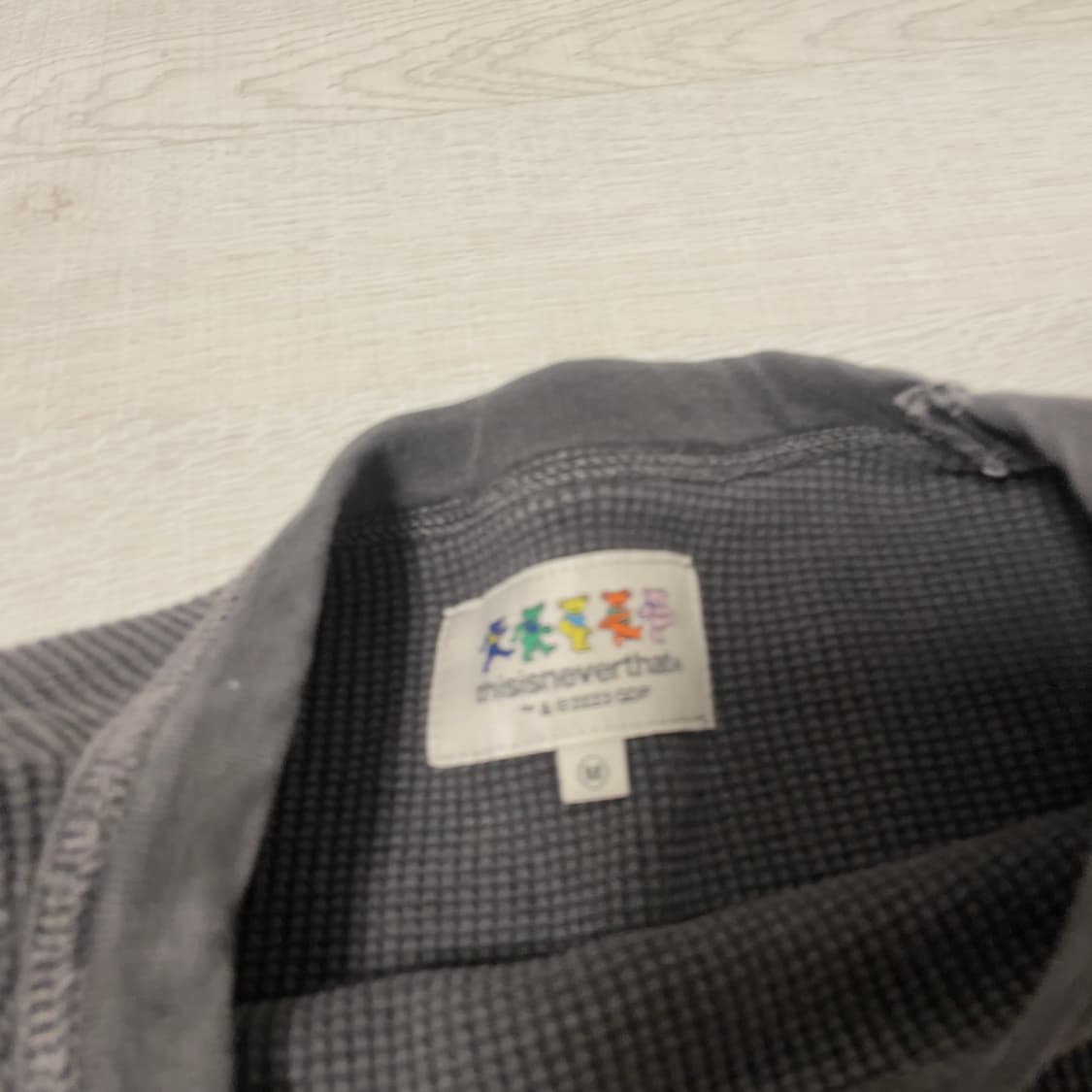 M) 디스이즈네버댓 그레이트풀데드 와플 롱슬리브티 상품이미지3