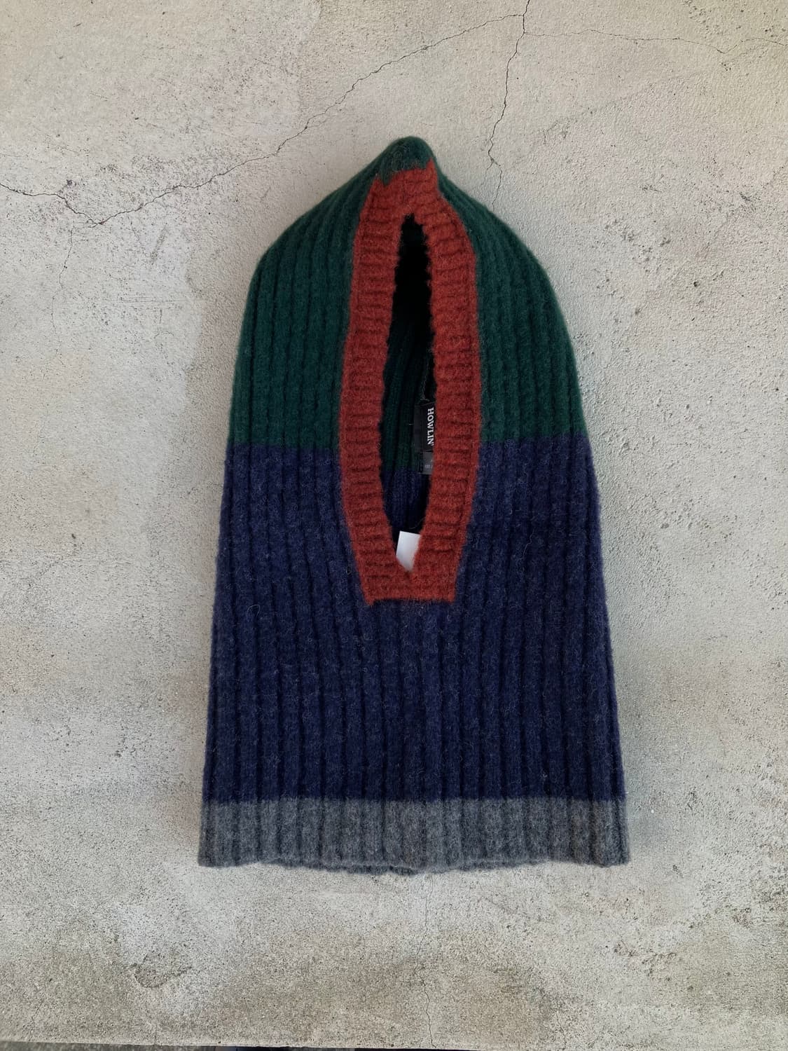 하울린 COVER IT UP HAT 울 바라클라바 네이비 상품이미지1