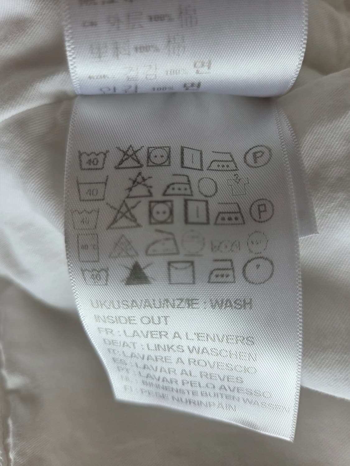 커버낫 트러커 캐주얼 데님 자켓 화이트 M 상품이미지6