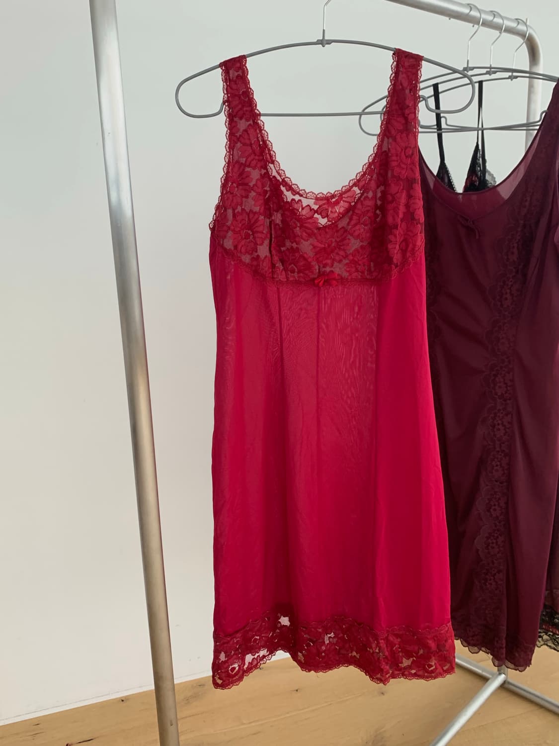 Red vintage slip dress 상품이미지1