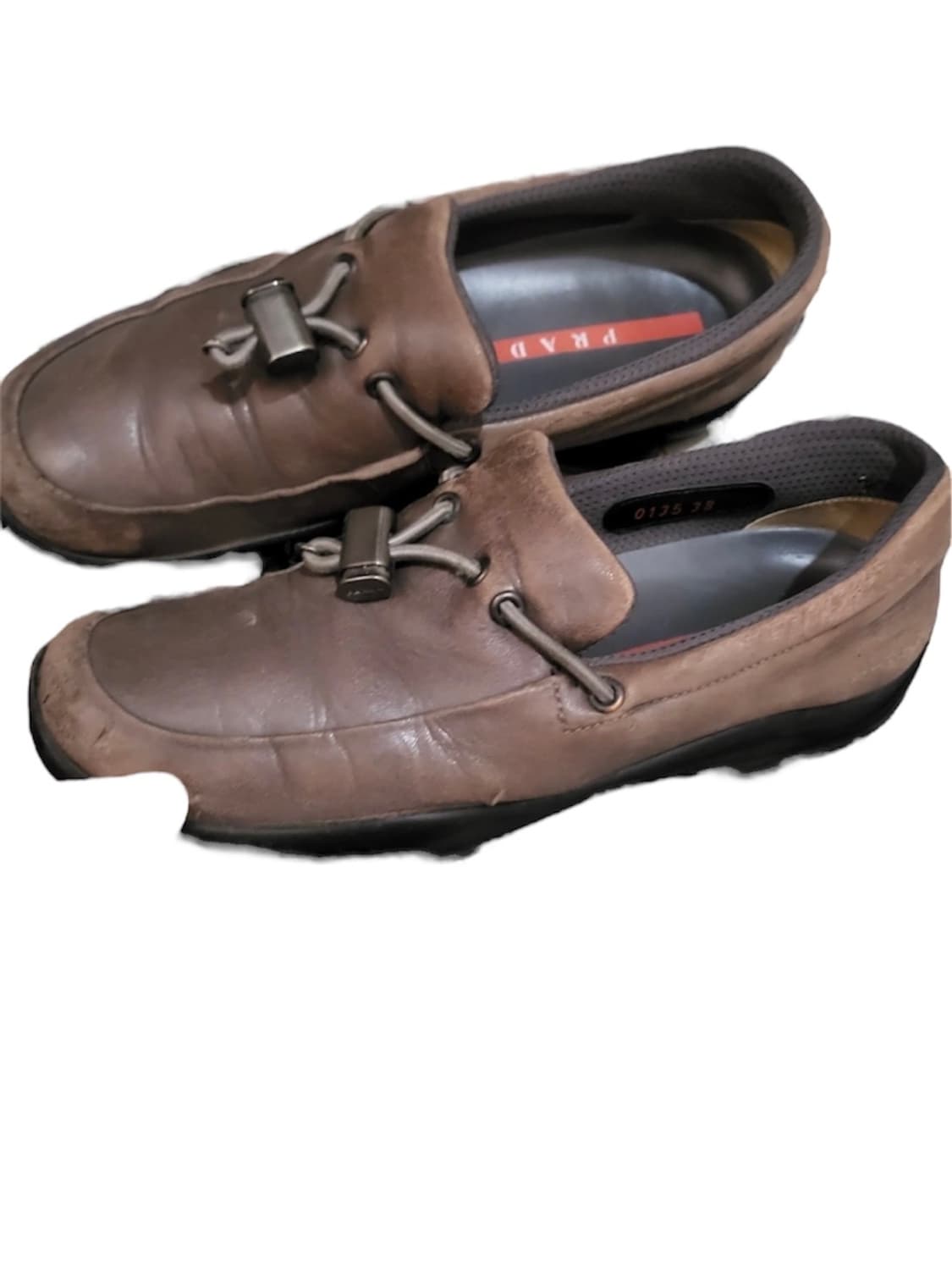 Prada 프라다 스웨이드 브라운 로퍼 250 상품이미지2